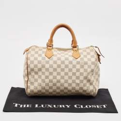Louis Vuitton Damier Azure Canvas Speedy 30 Bag