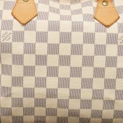 Louis Vuitton Damier Azure Canvas Speedy 30 Bag