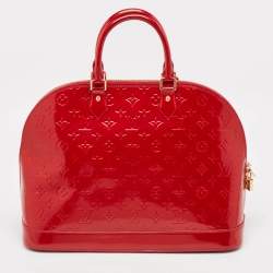 Louis Vuitton Pomme D’amour Monogram Vernis Alma GM Bag