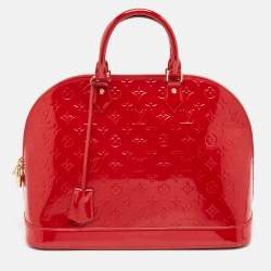 Louis Vuitton Pomme D’amour Monogram Vernis Alma GM Bag