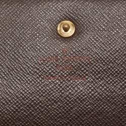 Pre Owned Louis Vuitton Damier Ebene Canvas Porte-Tresor International Wallet