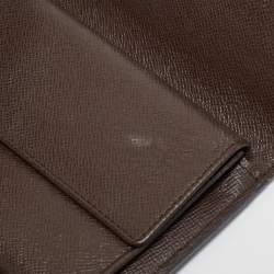 Pre Owned Louis Vuitton Damier Ebene Canvas Porte-Tresor International Wallet