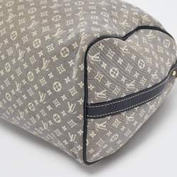 Pre Owned Louis Vuitton Encre Monogram Idylle Canvas Speedy Bandouliere 30 Bag