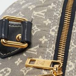 Pre Owned Louis Vuitton Encre Monogram Idylle Canvas Speedy Bandouliere 30 Bag