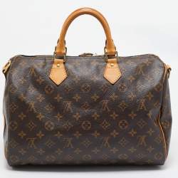 Pre Owned حقيبة لوي فيتون سبيدي باندوليار كانفاس دامييه أيبين 35
