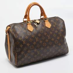 Pre Owned حقيبة لوي فيتون سبيدي باندوليار كانفاس دامييه أيبين 35