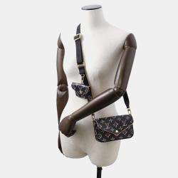 Louis Vuitton Black/Pink Monogram Fall For You Felicie Strap And Go Bag