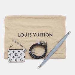 Louis Vuitton Blue Leather Murrell NM Nuage Epi Shoulder Bag