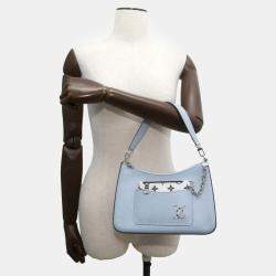 Louis Vuitton Blue Leather Murrell NM Nuage Epi Shoulder Bag