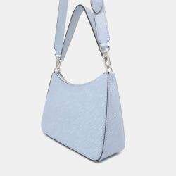 Louis Vuitton Blue Leather Murrell NM Nuage Epi Shoulder Bag