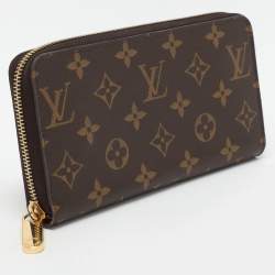 Louis Vuitton Monogram Canvas Zippy Wallet