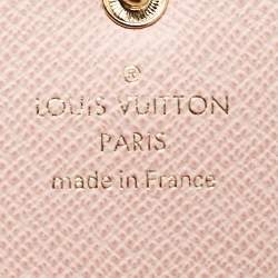 Louis Vuitton Rose Ballerine Damier Azur Canvas Emilie Wallet