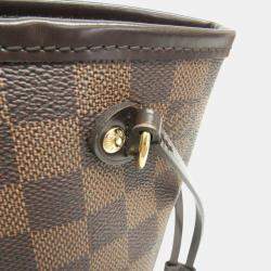Louis Vuitton Brown Canvas PM Neverfull Tote Bag