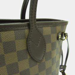 Louis Vuitton Brown Canvas PM Neverfull Tote Bag