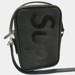 Louis Vuitton Noir Black Epi Leather Pochette Danube PPM Supreme Bag