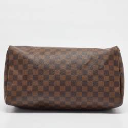 Louis Vuitton Damier Ebene Canvas Speedy 35 Bag