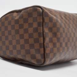 Louis Vuitton Damier Ebene Canvas Speedy 35 Bag