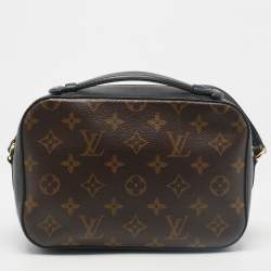 مملوكة مسبقًا Louis Vuitton Black Monogram Canvas Saintonge Crossbody Bag