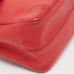 Pre Owned Louis Vuitton Rouge Epi Leather Segur MM Bag