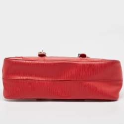 Pre Owned Louis Vuitton Rouge Epi Leather Segur MM Bag