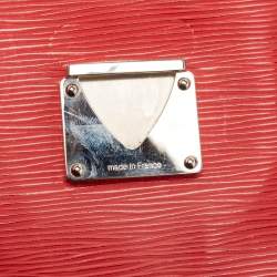 Pre Owned Louis Vuitton Rouge Epi Leather Segur MM Bag