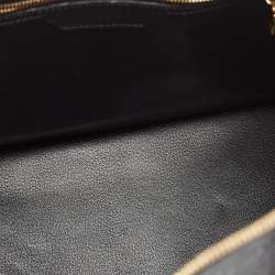 Louis Vuitton Black Ostrich Alma GM Bag