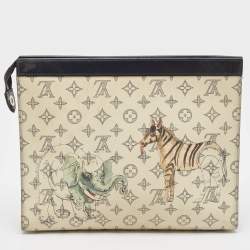 Louis Vuitton Savane Monogram Dune Chapman Pochette Voyage GM