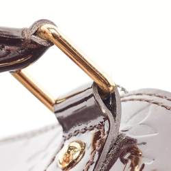 Pre Owned Louis Vuitton Amarante Monogram Vernis Alma BB Bag