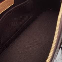 Pre Owned Louis Vuitton Amarante Monogram Vernis Alma BB Bag