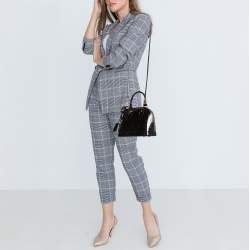 Pre Owned Louis Vuitton Amarante Monogram Vernis Alma BB Bag