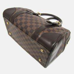 Louis Vuitton Brown Damier Ebene Canvas Berkeley Satchel