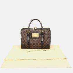 Louis Vuitton Brown Damier Ebene Canvas Berkeley Satchel