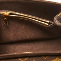Pre Owned Louis Vuitton Monogram Canvas Pochette Metis East West Bag