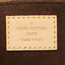 Pre Owned Louis Vuitton Monogram Canvas Pochette Metis East West Bag