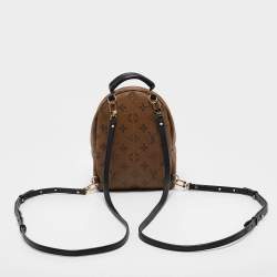 Pre Owned Louis Vuitton Monogram Reverse Canvas Mini Palm Springs Backpack
