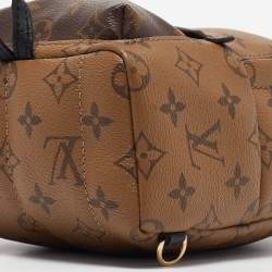 Pre Owned Louis Vuitton Monogram Reverse Canvas Mini Palm Springs Backpack