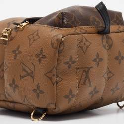 Pre Owned Louis Vuitton Monogram Reverse Canvas Mini Palm Springs Backpack