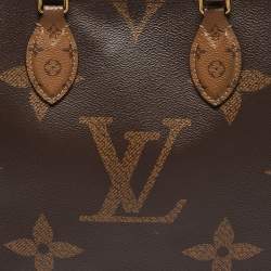 Pre Owned Louis Vuitton Reverse Monogram Canvas Giant Onthego MM Bag