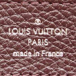Louis Vuitton Brown Leather MM Capucines Top Handle Bags