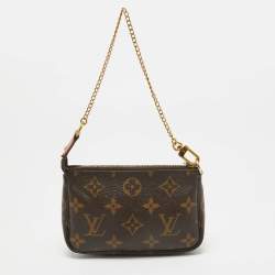 Pre Owned Louis Vuitton Monogram Canvas Mini Pochette Accessoires