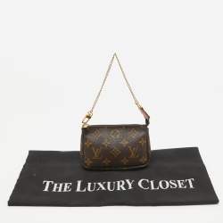 Pre Owned Louis Vuitton Monogram Canvas Mini Pochette Accessoires