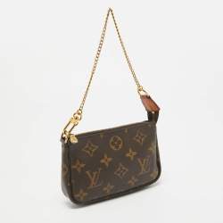 Pre Owned Louis Vuitton Monogram Canvas Mini Pochette Accessoires