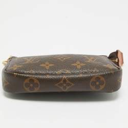 Pre Owned Louis Vuitton Monogram Canvas Mini Pochette Accessoires