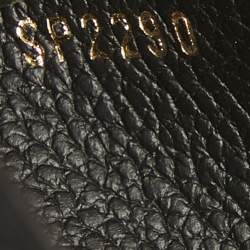 Louis Vuitton Black Monogram Empreinte Leather Victorine Wallet