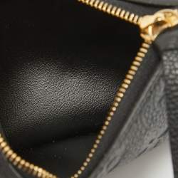 Louis Vuitton Black Monogram Empreinte Leather Victorine Wallet