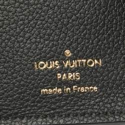 Louis Vuitton Black Monogram Empreinte Leather Victorine Wallet