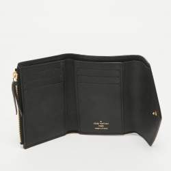 Louis Vuitton Black Monogram Empreinte Leather Victorine Wallet