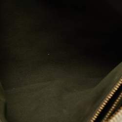 Pre Owned Louis Vuitton White Monogram Embossed Leather Coussin PM Bag