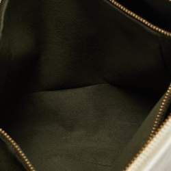 Pre Owned Louis Vuitton White Monogram Embossed Leather Coussin PM Bag