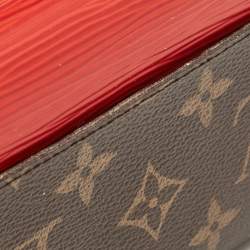 Louis Vuitton Cherry Epi Leather and Monogram Canvas Marie-Lou Long Wallet